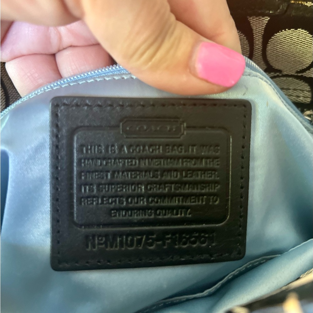 Coach purse never used